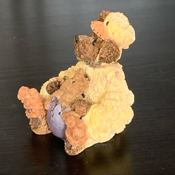 Boyds Bears Alouysious Quackenwaddle and Lil’ Crackles Easter Resin Figurine - Picture 7 of 14